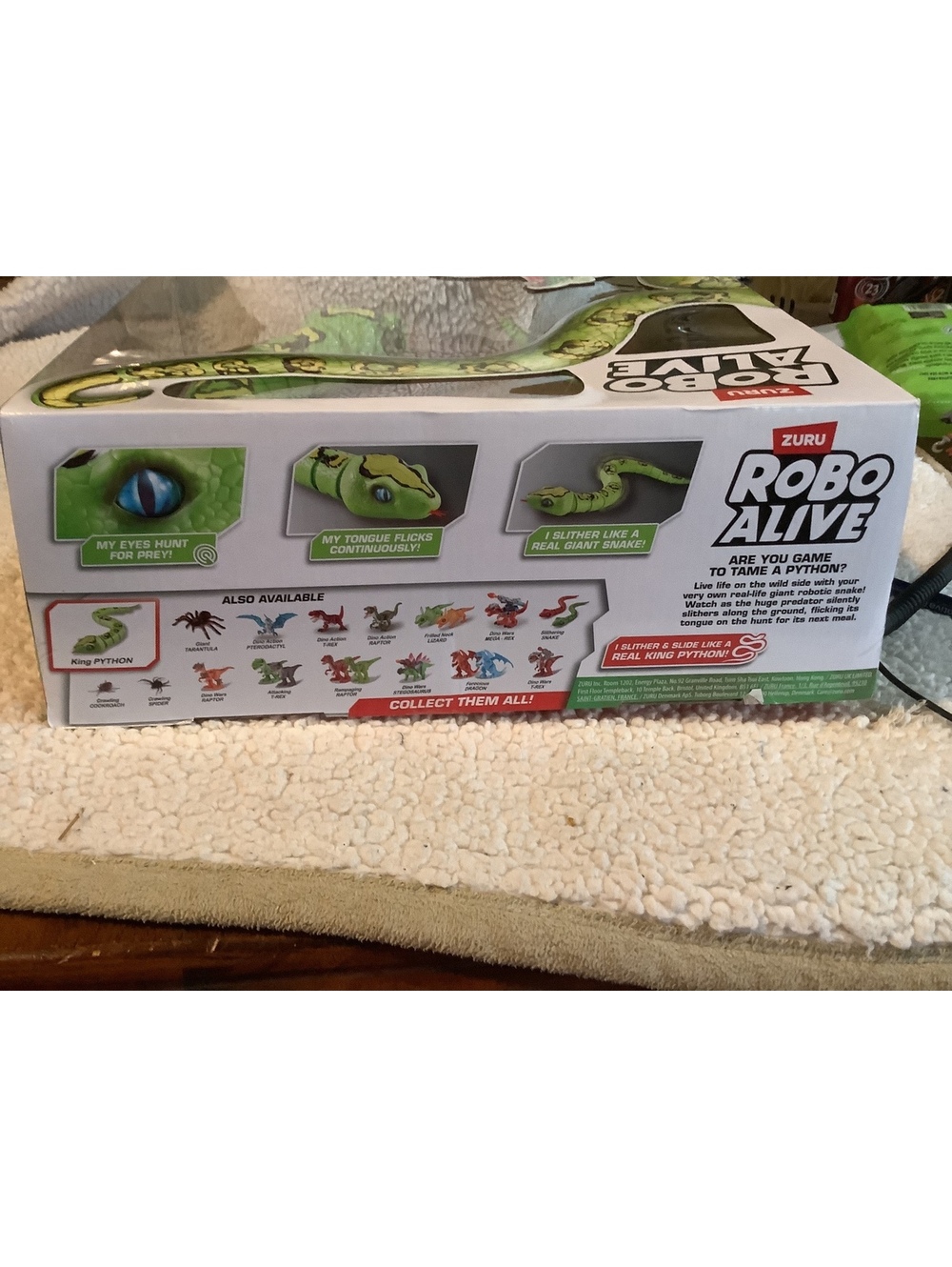 Zuru Robo Alive Slithering Python Toy - Picture 5 of 6